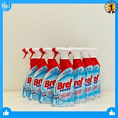 [Nhập khẩu Đức] Chai xịt KHỬ TRÙNG NẤM MỐC, VI KHUẨN diệt 99,9% vi khuẩn Bref Power 750ml, hiệu quả tức thì chống lại 99,99% tất cả vi khuẩn và vi trùng.