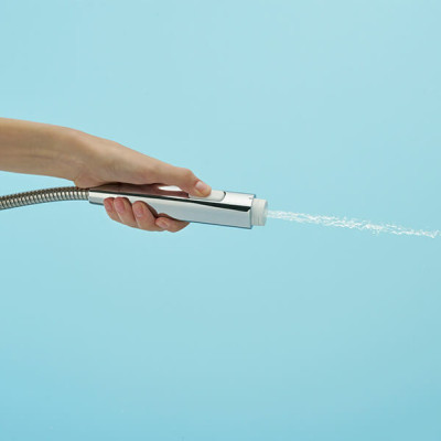 Vòi xịt vệ sinh Duo Stix WF-TS28W (FFASTS28W) dây xịt mạ crom kết  hợp đầu nhựa trắng - hàng chính hãng American Standard