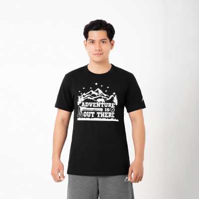 Áo thun nam cotton ALLPUR Advanture phong cách thể thao chất vải cotton in lụa trực tiếp 