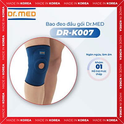 Bao đeo đầu gối với miếng đệm hở xương bánh chè Dr.MED DR-K007