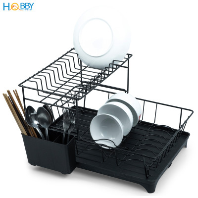 Kệ chén đa năng 2 tầng sắt sơn tĩnh điện Hobby home decor KC7