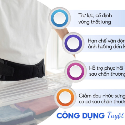 Đai lưng cột sống Phiten loại cứng supporter waist belt hard type AP229003/AP229004/AP229005