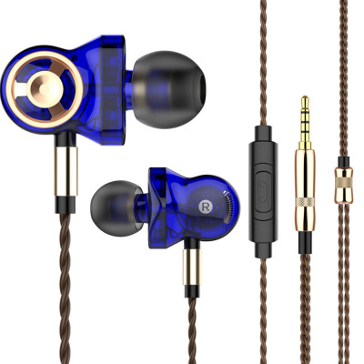 Tai nghe có dây 3,5 mm Âm thanh trầm  Tai nghe điều khiển trong dòng với Mic