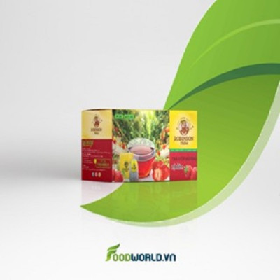 Trà Dâu Túi Lọc ROBINSON FARM 40gr ( 20 túi x 2g ) Đậm vị dâu - Thơm vị trà