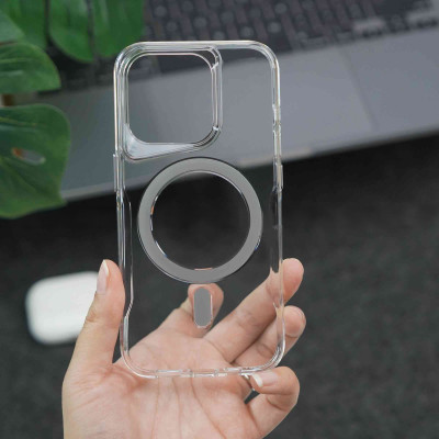 Ốp lưng chống sốc trong suốt chống ố vàng cho iPhone 12 13 14 15 Pro Max hiệu Likgus CANDY - Nút bấm kim loại, viền bảo vệ camera - Hàng nhập khẩu