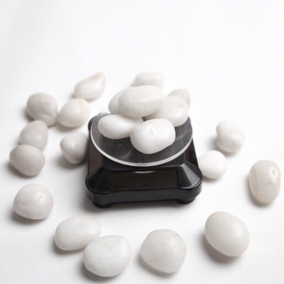 500g Sỏi trắng dải trang trí chậu cây, bể cá - Cây giả, hoa lụa Decor trang trí nhà cửa