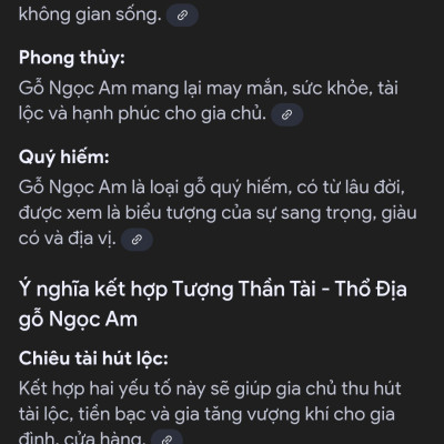 Cặp thần tài thổ địa phong thủy cầu tài lộc bằng gỗ ngọc Am thơm nức cao 20x11x10cm