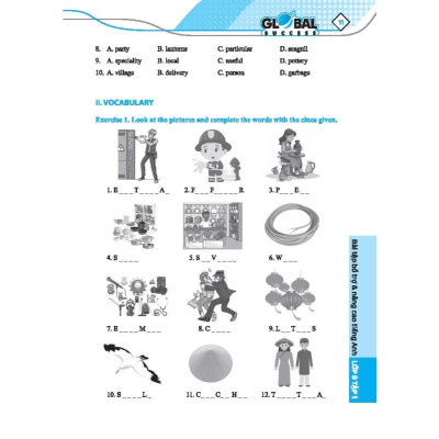Sách - Global Success Bài Tập Bổ Trợ Và Nâng Cao Tiếng Anh Lớp 9 Tập 1 - Có Đáp Án - Minh Thắng