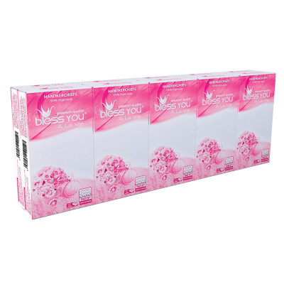 Combo 6 Lốc Khăn Giấy Bỏ Túi Cao Cấp 3 Lớp Bless You À La Vie (Lốc 10 Gói)