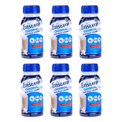 Combo 6 Chai Sữa Nước Abbott Ensure Liquid Vanilla 237ml